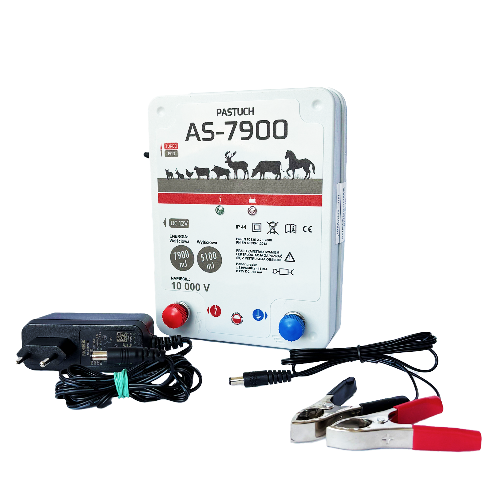 Pastuch Elektryczny Elektryzator uniwersalny Pomelac S-7900 7,9 Jula - Cavalo